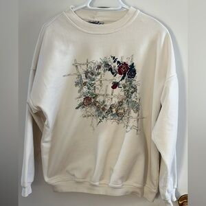 Vintage Northern Reflections embroidered and printed design sweatshirt sweater